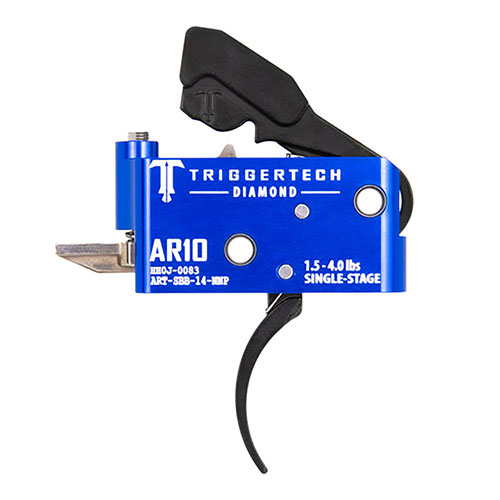 TriggerTech AR10 Single-Stage trigger offers zero creep, adjustable pull weight, reliable performance, and corrosion resistance for consistent shooting.